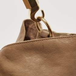 Saint Laurent Beige Leather Roady Hobo