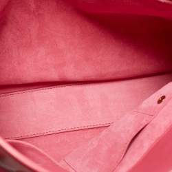 Saint Laurent Pink Leather Small Classic Sac De Jour Tote