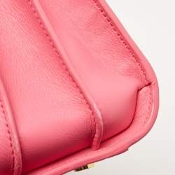 Saint Laurent Pink Leather Small Classic Sac De Jour Tote
