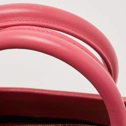 Saint Laurent Pink Leather Small Classic Sac De Jour Tote