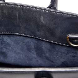 Pre Owned Saint Laurent Black Leather Nano Classic Sac De Jour Tote