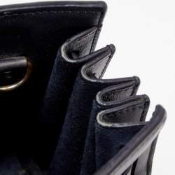 Pre Owned Saint Laurent Black Leather Nano Classic Sac De Jour Tote