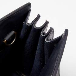 Pre Owned Saint Laurent Black Leather Nano Classic Sac De Jour Tote