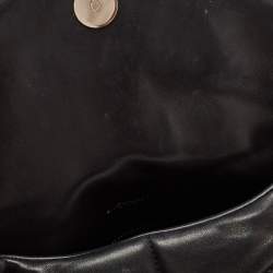 مملوكة مسبقًا Saint Laurent Black Quilted Leather Small Puffer Chain Bag 