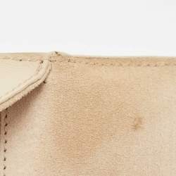 Pre Owned Saint Laurent Light Beige Leather Y-Ligne Clutch