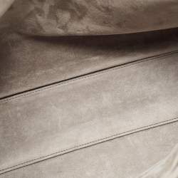 Pre Owned Saint Laurent Grey Leather Medium Sac De Jour Tote