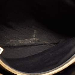 Saint Laurent Black Matelasse Leather Cassandre Shopper Tote