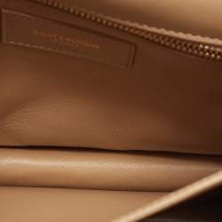 Saint Laurent Beige Python Medium Cassandra Chain Bag