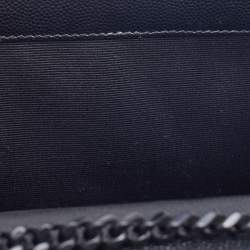 Pre Owned Saint Laurent Black Leather Medium Kate Shoulder Bag