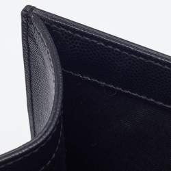 Pre Owned Saint Laurent Black Leather Medium Kate Shoulder Bag