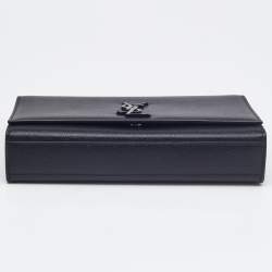 Pre Owned Saint Laurent Black Leather Medium Kate Shoulder Bag