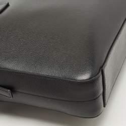 Saint Laurent Black Grain Leather Small Museum Briefcase