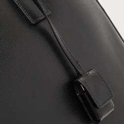 Saint Laurent Black Grain Leather Small Museum Briefcase