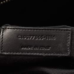 Saint Laurent Black Grain Leather Small Museum Briefcase