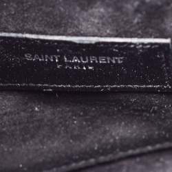 Pre Owned Saint Laurent Black Croc Leather Nano Classic Sac De Jour Tote