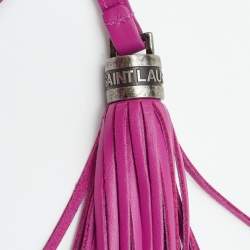 مملوكة مسبقًا Saint Laurent Pink Matelassé Leather Monogram Lou Camera Bag