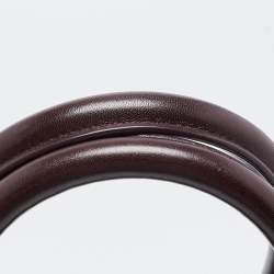 Pre Owned Saint Laurent Burgundy Leather Small Classic Sac De Jour Tote