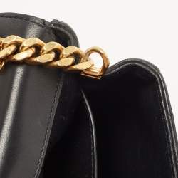 Saint Laurent Black Quilted Leather Medium Vicky Shoulder Bag