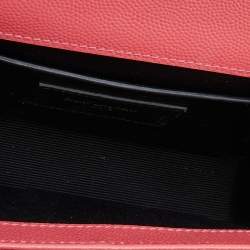 Pre Owned Saint Laurent Pink Leather Small Kate Shoulder Bag