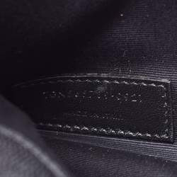 Pre Owned Saint Laurent Black Leather Uptown Pouch