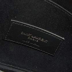 Saint Laurent Multicolor Printed Leather Monogram Zip Bill Pouch