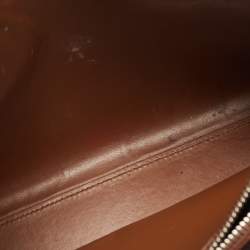 Pre Owned Saint Laurent Brown Grained Leather Baby Classic Sac De Jour Tote