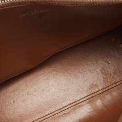 Pre Owned Saint Laurent Brown Grained Leather Baby Classic Sac De Jour Tote