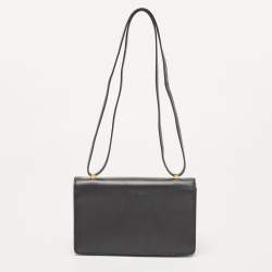 Pre Owned Saint Laurent Black Leather Dylan Small Shoulder Bag