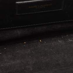 Pre Owned Saint Laurent Black Leather Medium Kate Tassel Chain Bag