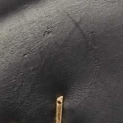 Pre Owned Saint Laurent Black Leather Medium Kate Tassel Chain Bag