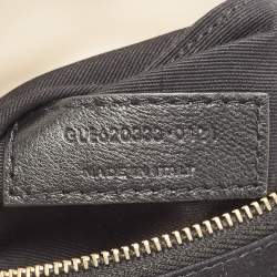 Pre Owned Saint Laurent White Quilted Leather Mini Puffer Toy Flap Bag