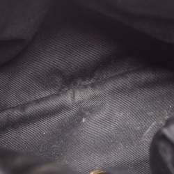 Pre Owned Saint Laurent Black Quilted Leather Small Loulou Puffer Shoulder Bag