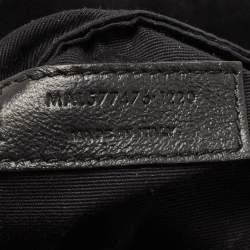 Pre Owned Saint Laurent Black Quilted Leather Small Loulou Puffer Shoulder Bag