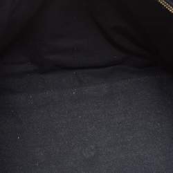 Pre Owned Saint Laurent Navy Blue Leather Large Cabas Chyc Tote