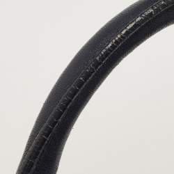 Pre Owned Saint Laurent Navy Blue Leather Large Cabas Chyc Tote