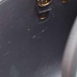 Pre Owned Saint Laurent Grey Leather Nano Classic Sac De Jour Tote