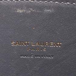 Pre Owned Saint Laurent Grey Leather Nano Classic Sac De Jour Tote