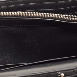 مملوكة مسبقًا حقيبة كلتش سان لوران سو كيت جلد بنقشة التمساح أزرق