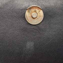 Pre Owned Saint Laurent Black Leather Studded Betty Shoulder Bag