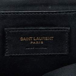 Saint Laurent Tri Color Matelasse Leather Envelope Shoulder Bag