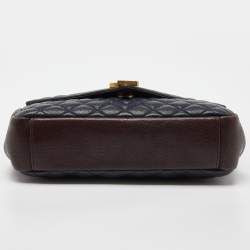 Saint Laurent Tri Color Matelasse Leather Envelope Shoulder Bag