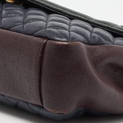 Saint Laurent Tri Color Matelasse Leather Envelope Shoulder Bag