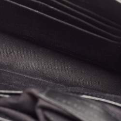 Pre Owned Saint Laurent Black Matelassé Leather Toy Loulou Crossbody Bag