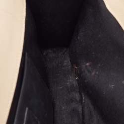 Pre Owned Saint Laurent Beige Leather Cassandra Flap Clutch 