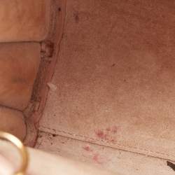 Pre Owned Saint Laurent Pale Pink Leather Nano Classic Sac De Jour Tote