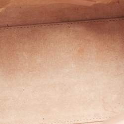 Pre Owned Saint Laurent Pale Pink Leather Nano Classic Sac De Jour Tote