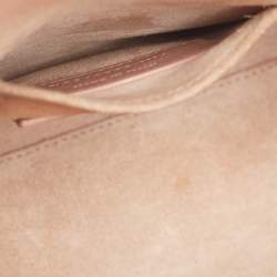 Pre Owned Saint Laurent Pale Pink Leather Nano Classic Sac De Jour Tote