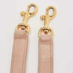 Pre Owned Saint Laurent Pale Pink Leather Nano Classic Sac De Jour Tote