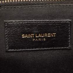 Saint Laurent Red Matelassé Leather Large Monogram Envelope Shoulder Bag