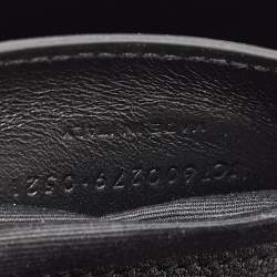 Saint Laurent Black Matelasse Leather Medium College Top Handle Bag